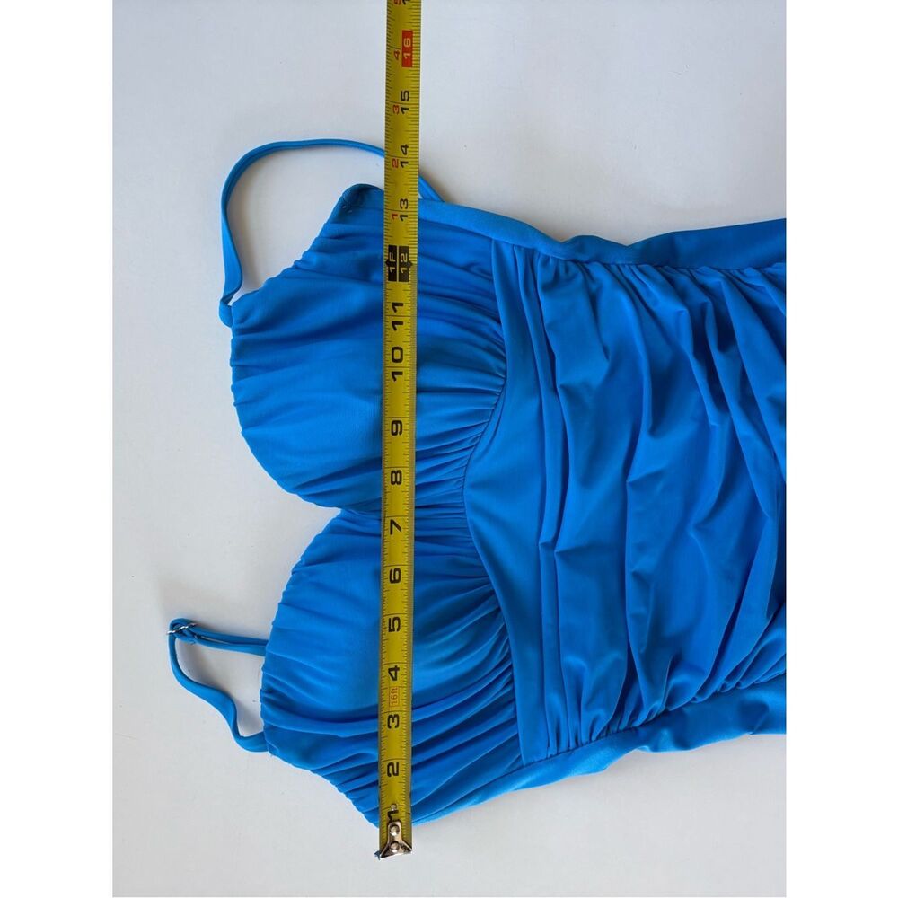 MiracleSuit Vintage Blue Shaping One Piece Swimsuit - Picture 11 of 14